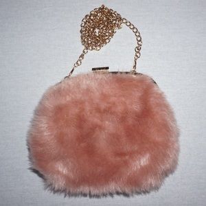 Blush Fur Purse